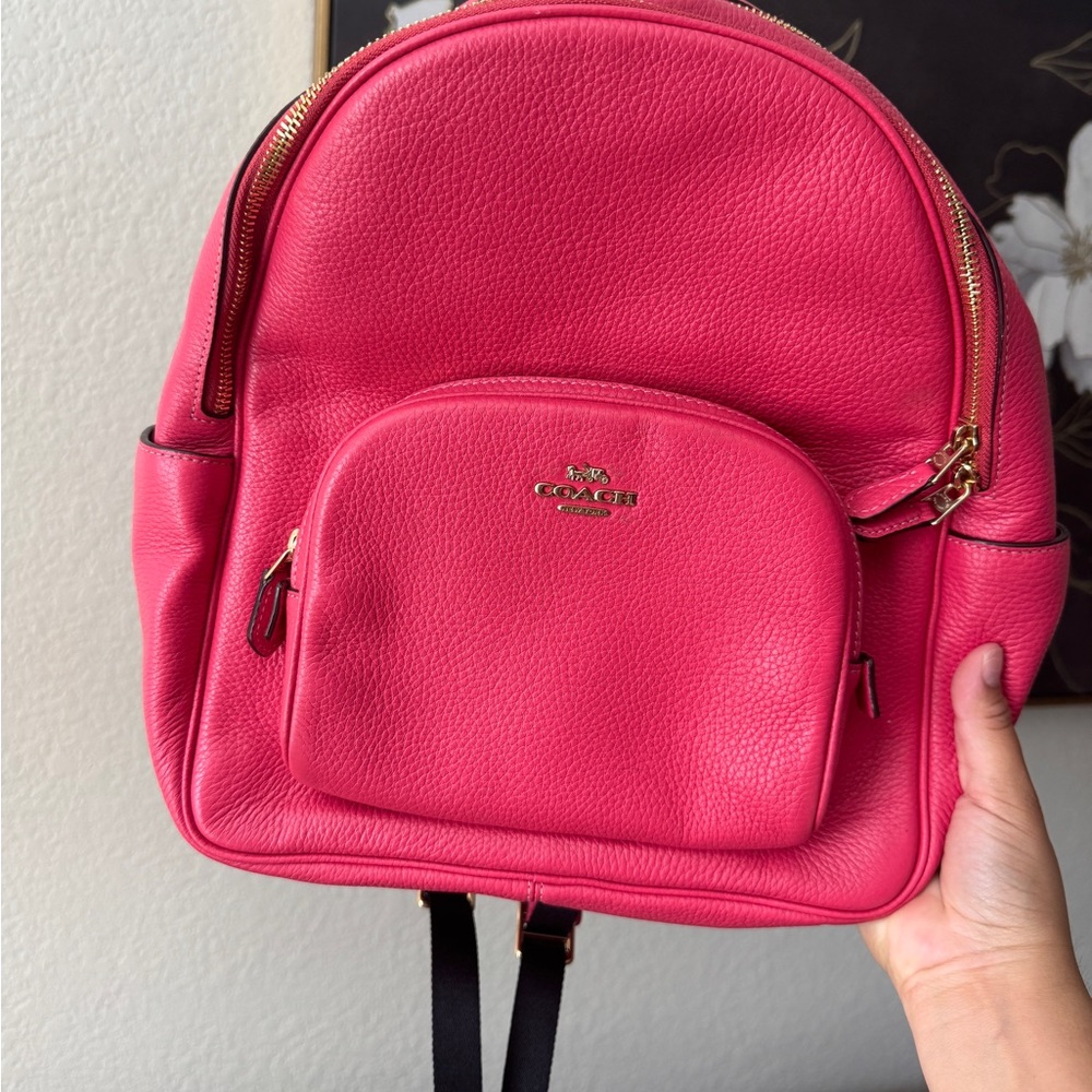 Coach Vibrant Pink Backpack